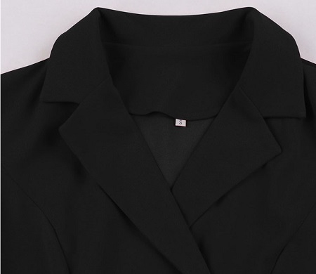 Sort blazer kjole